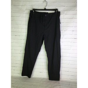 American Eagle AE Active Flex Jogger Pants Black Pockets Cropped Women’s Size 28